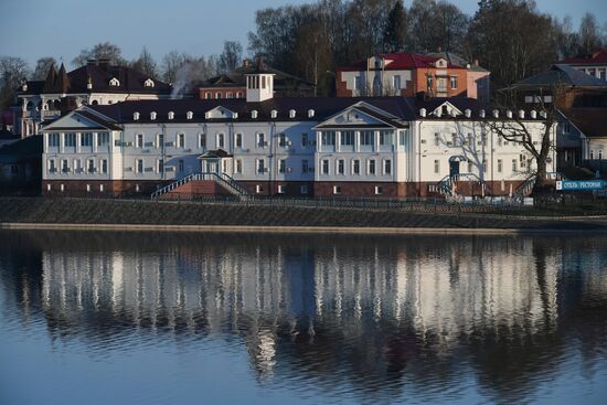 Russian cities. Myshkin