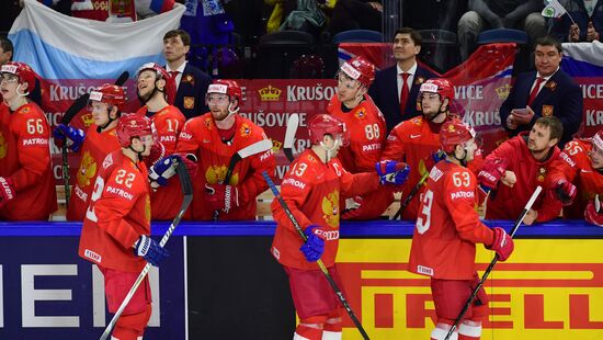 Ice Hockey World Championship. Belarus vs. Russia