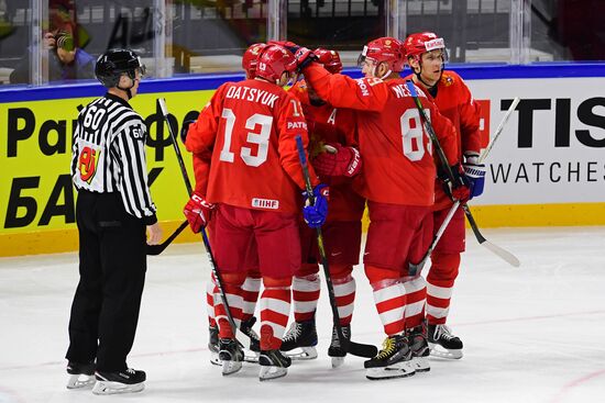 Ice Hockey World Championship. Belarus vs. Russia