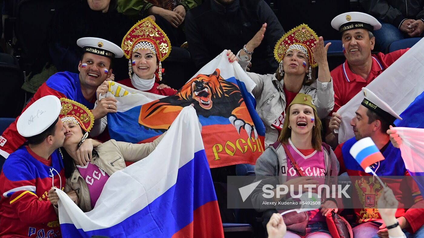 Ice Hockey World Championship. Belarus vs. Russia