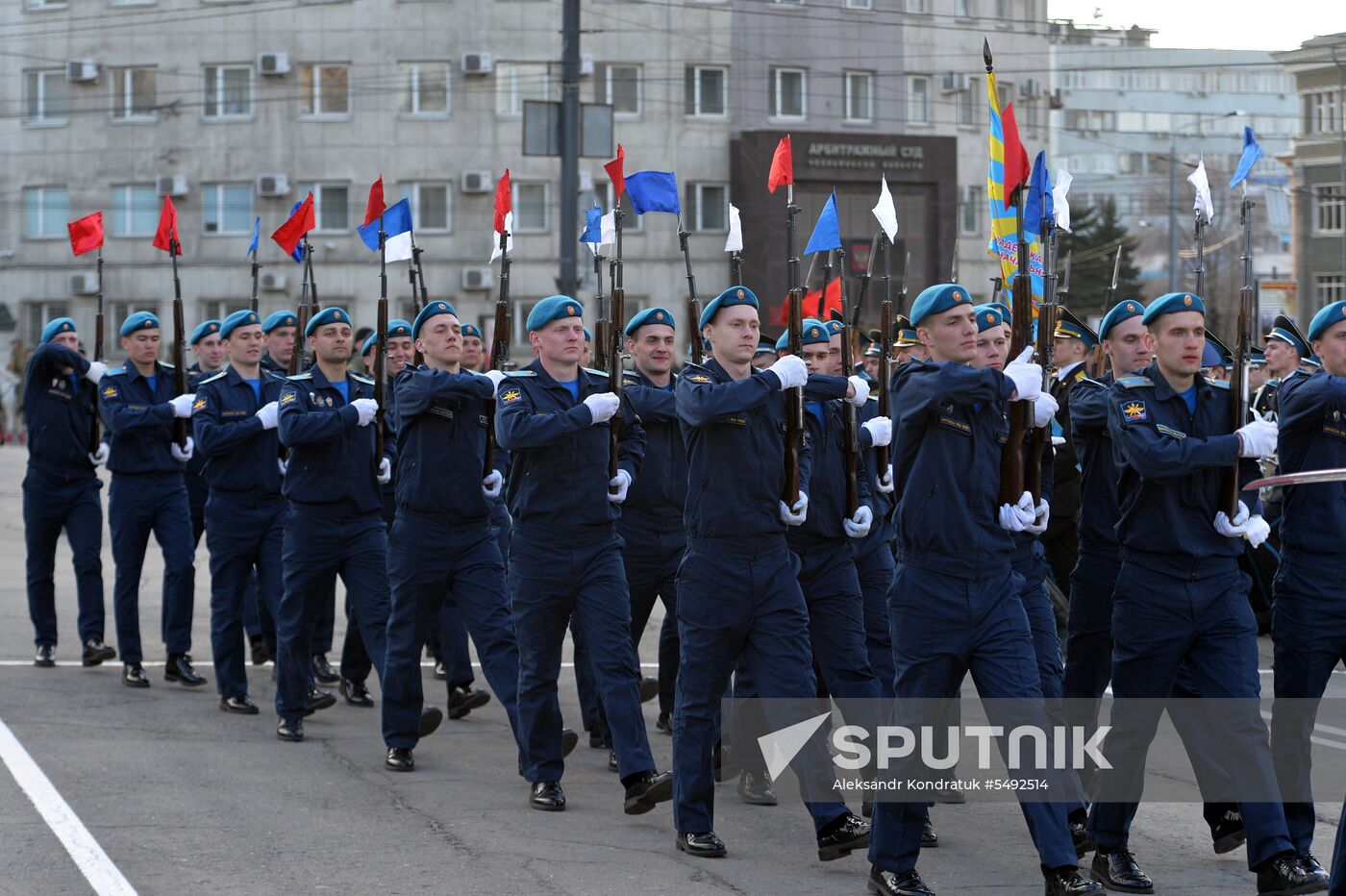 Dress rehearsal of Victory parade in Russian cities