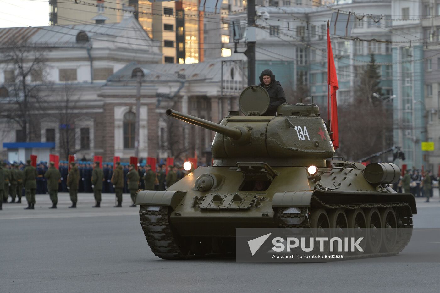 Dress rehearsal of Victory parade in Russian cities