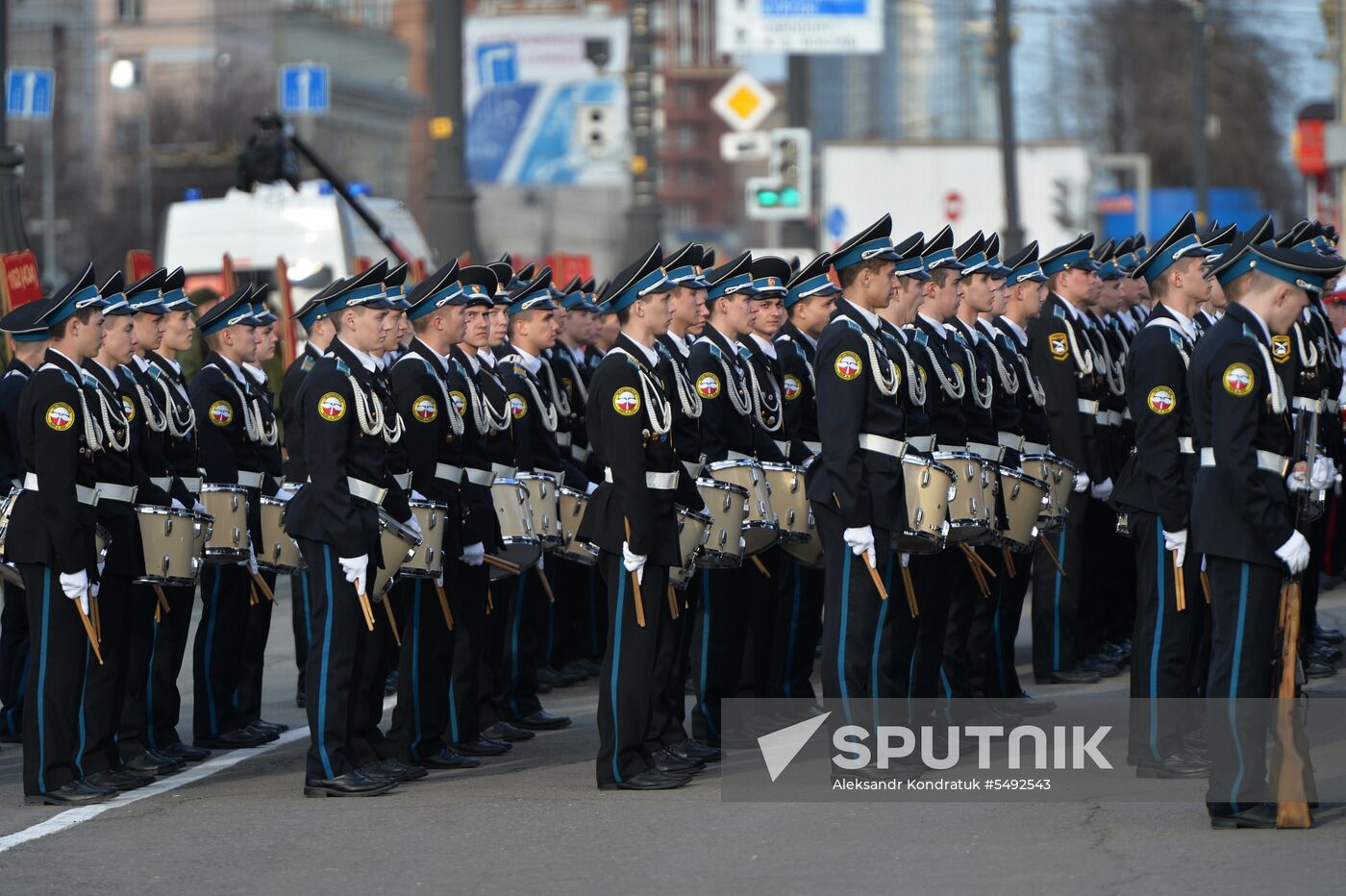 Dress rehearsal of Victory parade in Russian cities