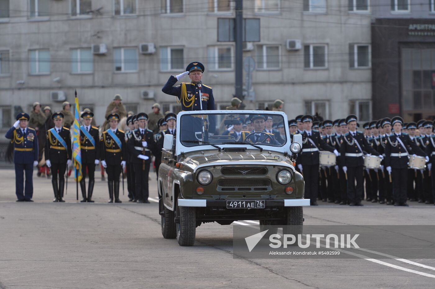 Dress rehearsal of Victory parade in Russian cities