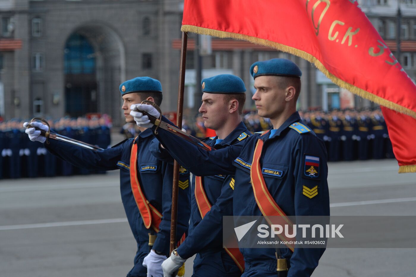 Dress rehearsal of Victory parade in Russian cities
