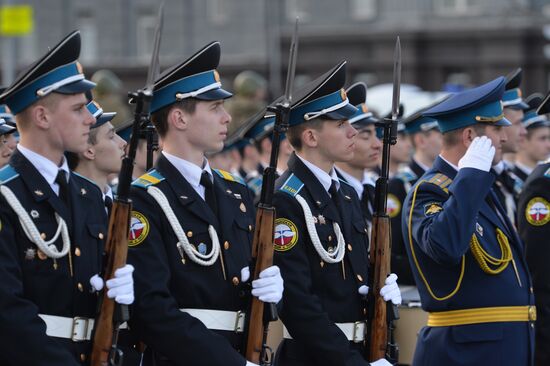Dress rehearsal of Victory parade in Russian cities