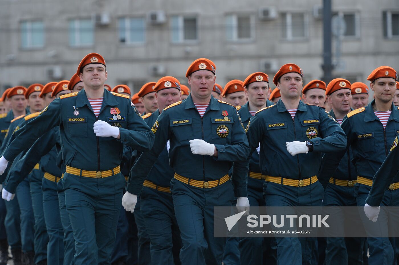 Dress rehearsal of Victory parade in Russian cities