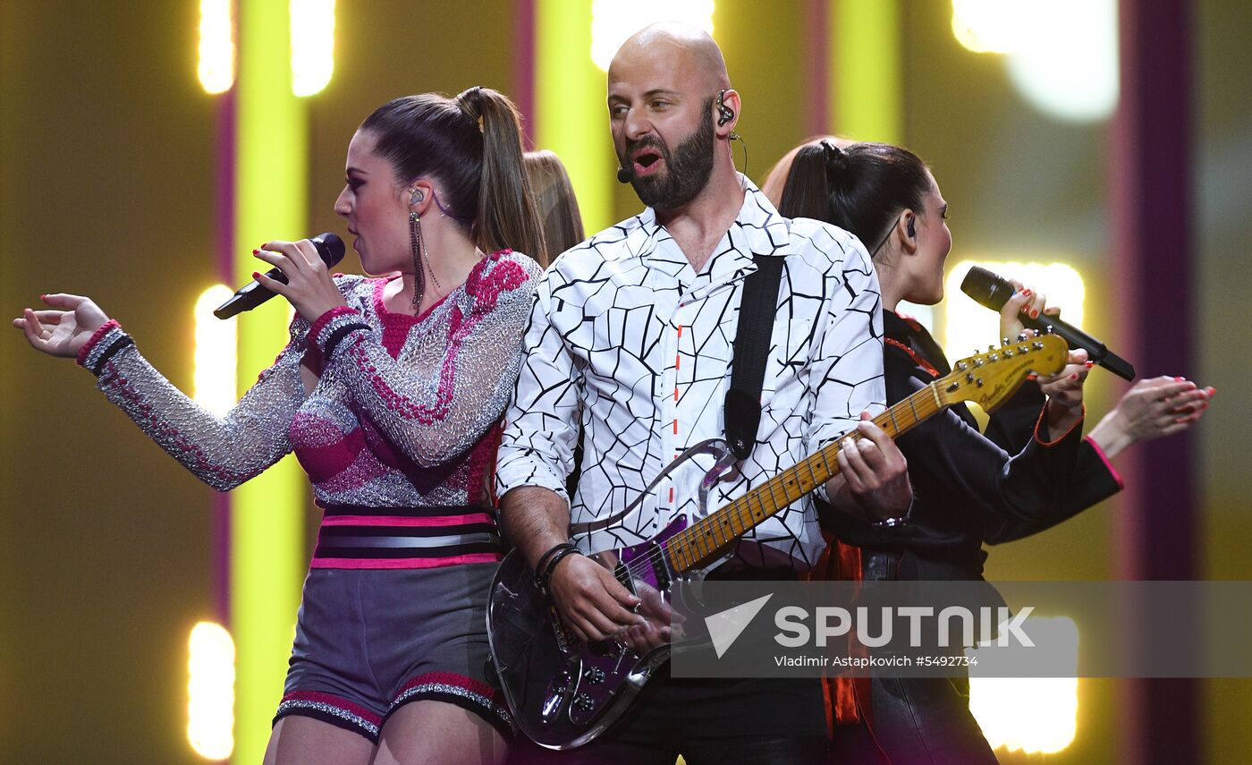 Eurovision 2018 first semi-final rehearsal