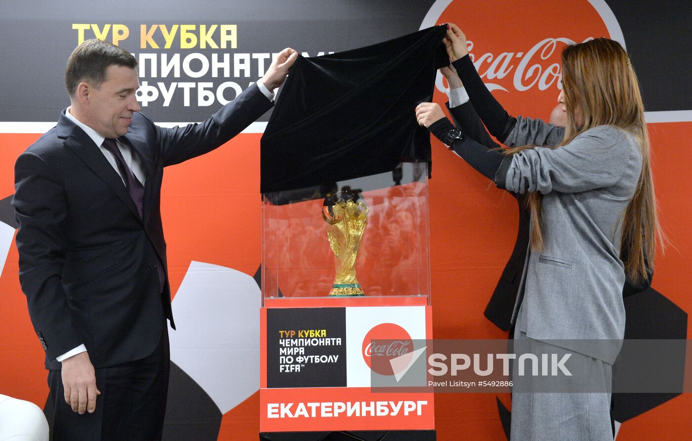 Presentation of 2018 FIFA World Cup Trophy in Yekaterinburg