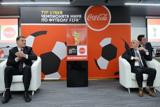 Presentation of 2018 FIFA World Cup Trophy in Yekaterinburg