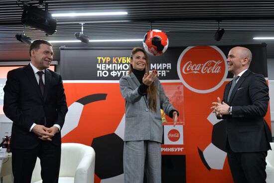 Presentation of 2018 FIFA World Cup Trophy in Yekaterinburg