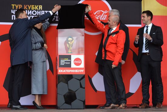 Presentation of 2018 FIFA World Cup Trophy in Yekaterinburg