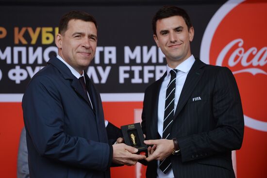 Presentation of 2018 FIFA World Cup Trophy in Yekaterinburg