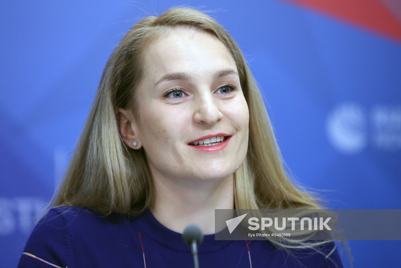 News conference on Grand Prix series of Moscow Saber fencing tournament