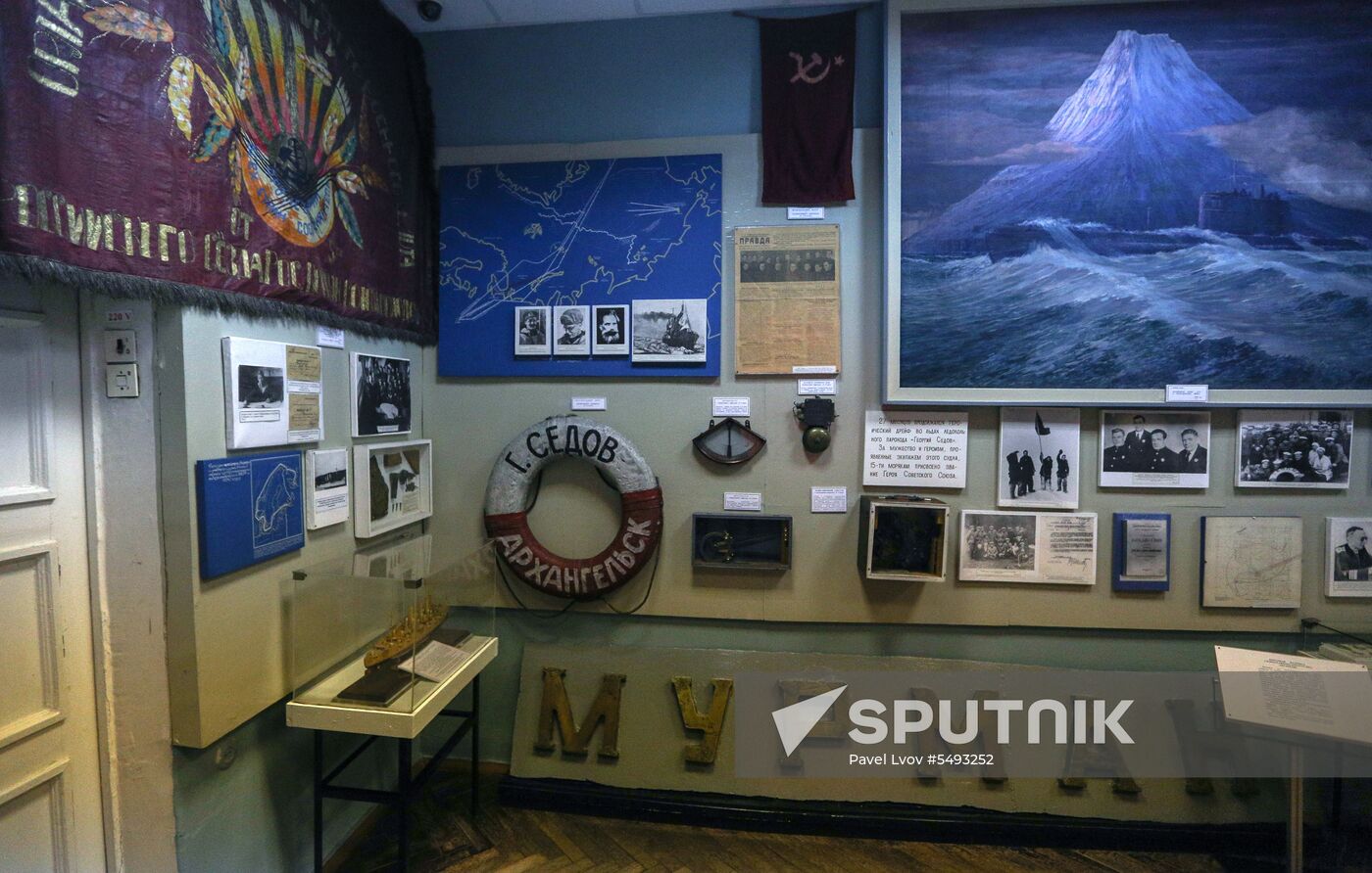 Military Murman exhibition at Northern Fleet's naval museum