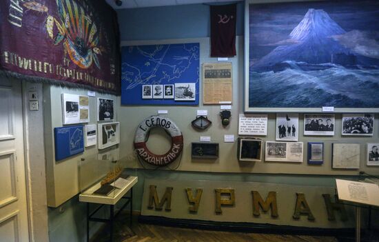 Military Murman exhibition at Northern Fleet's naval museum