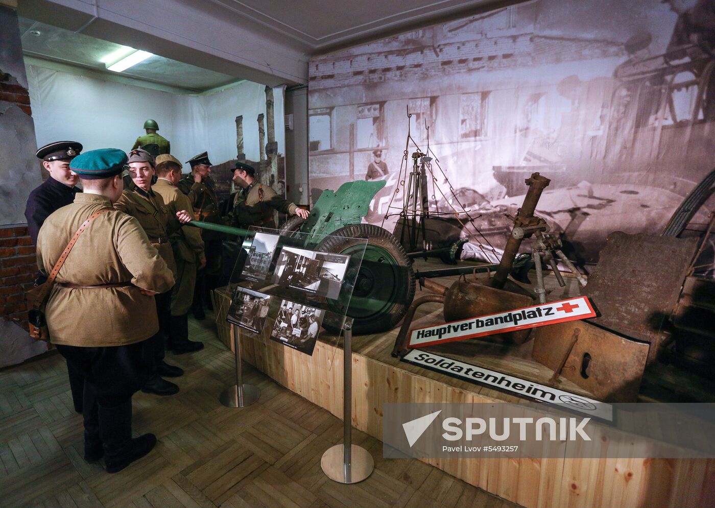 Military Murman exhibition at Northern Fleet's naval museum