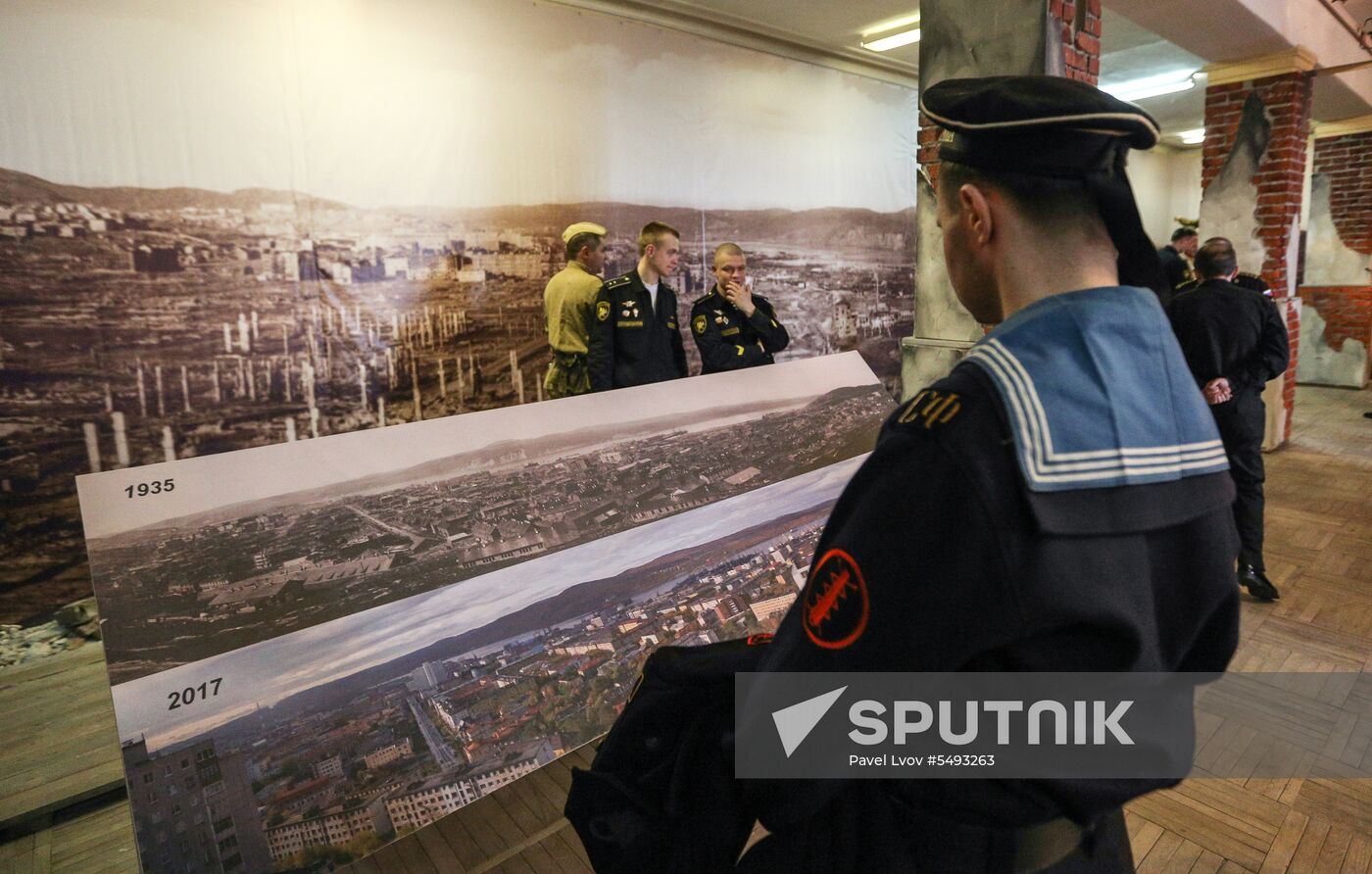 Military Murman exhibition at Northern Fleet's naval museum