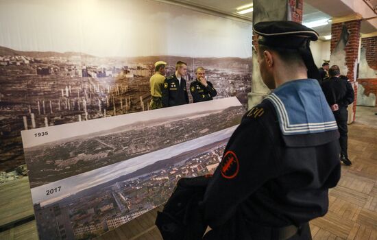 Military Murman exhibition at Northern Fleet's naval museum