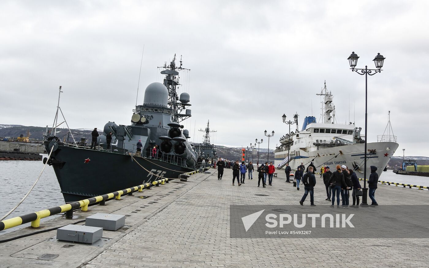 Military Murman exhibition at Northern Fleet's naval museum