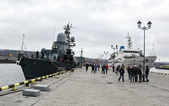 Military Murman exhibition at Northern Fleet's naval museum