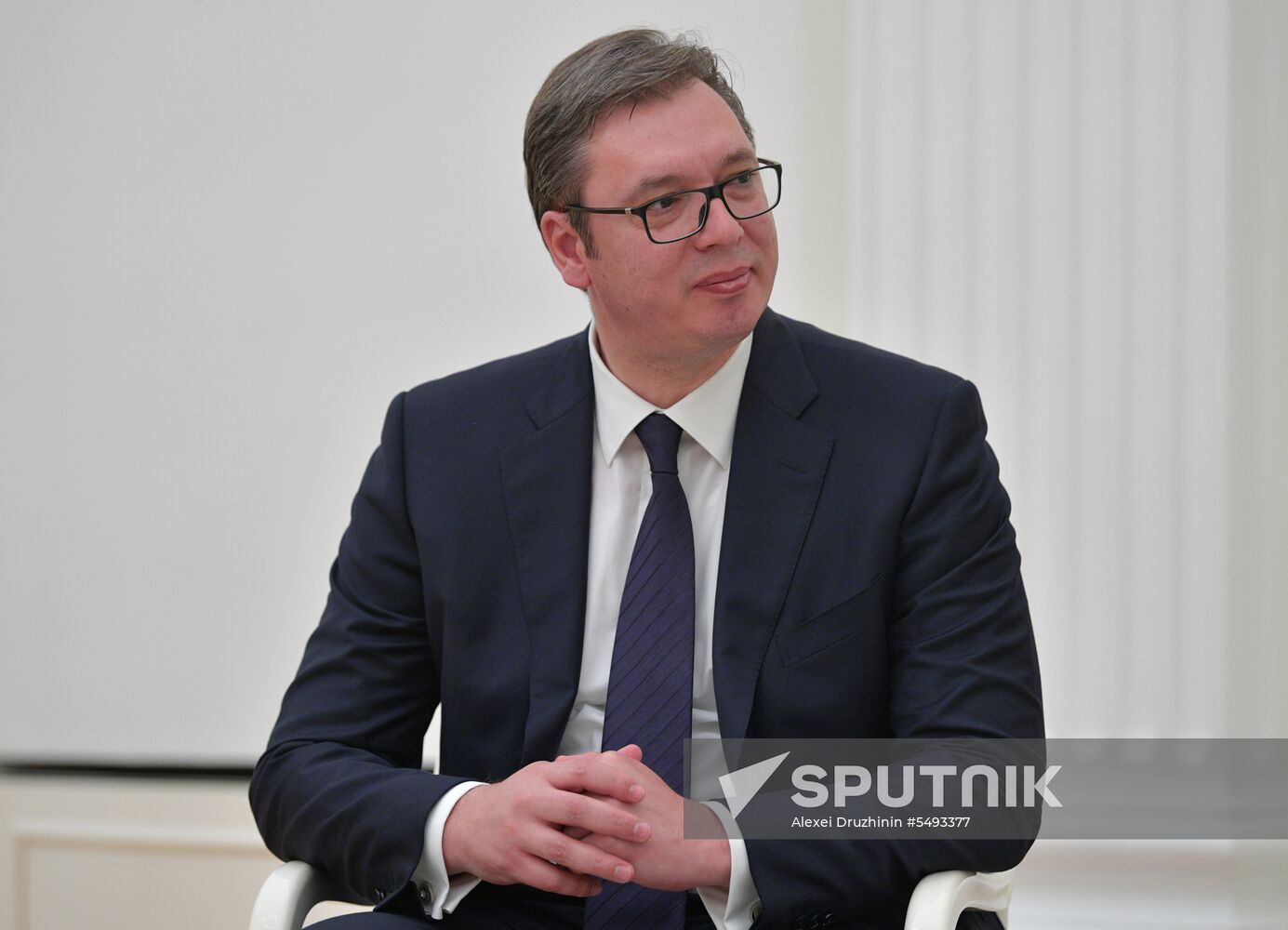 President Putin meets with Serbian Persident Vucic
