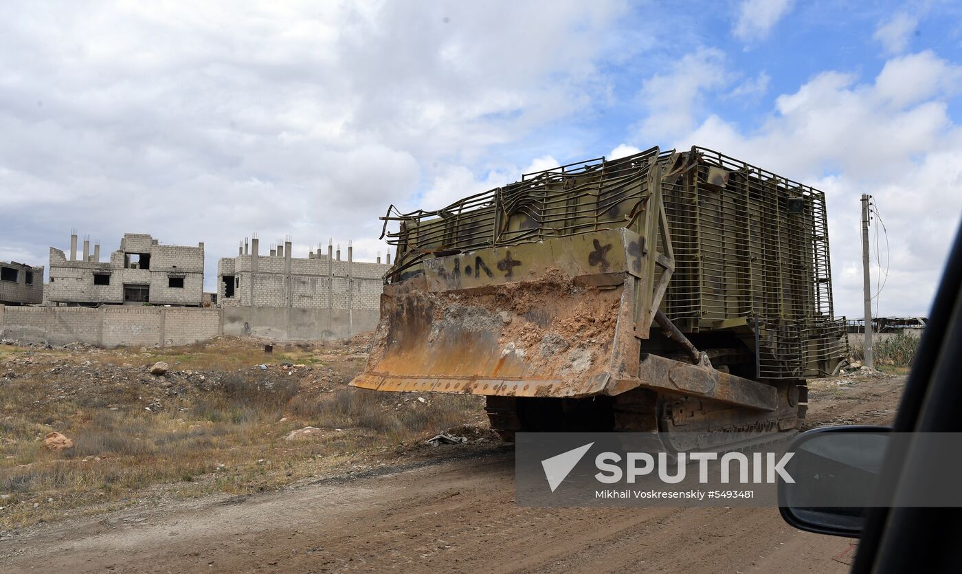 Situation in Yarmouk refugee camp area in southern Damascus suburb
