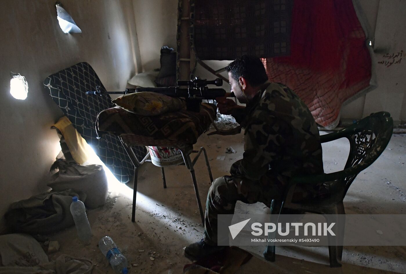 Situation in Yarmouk refugee camp area in southern Damascus suburb