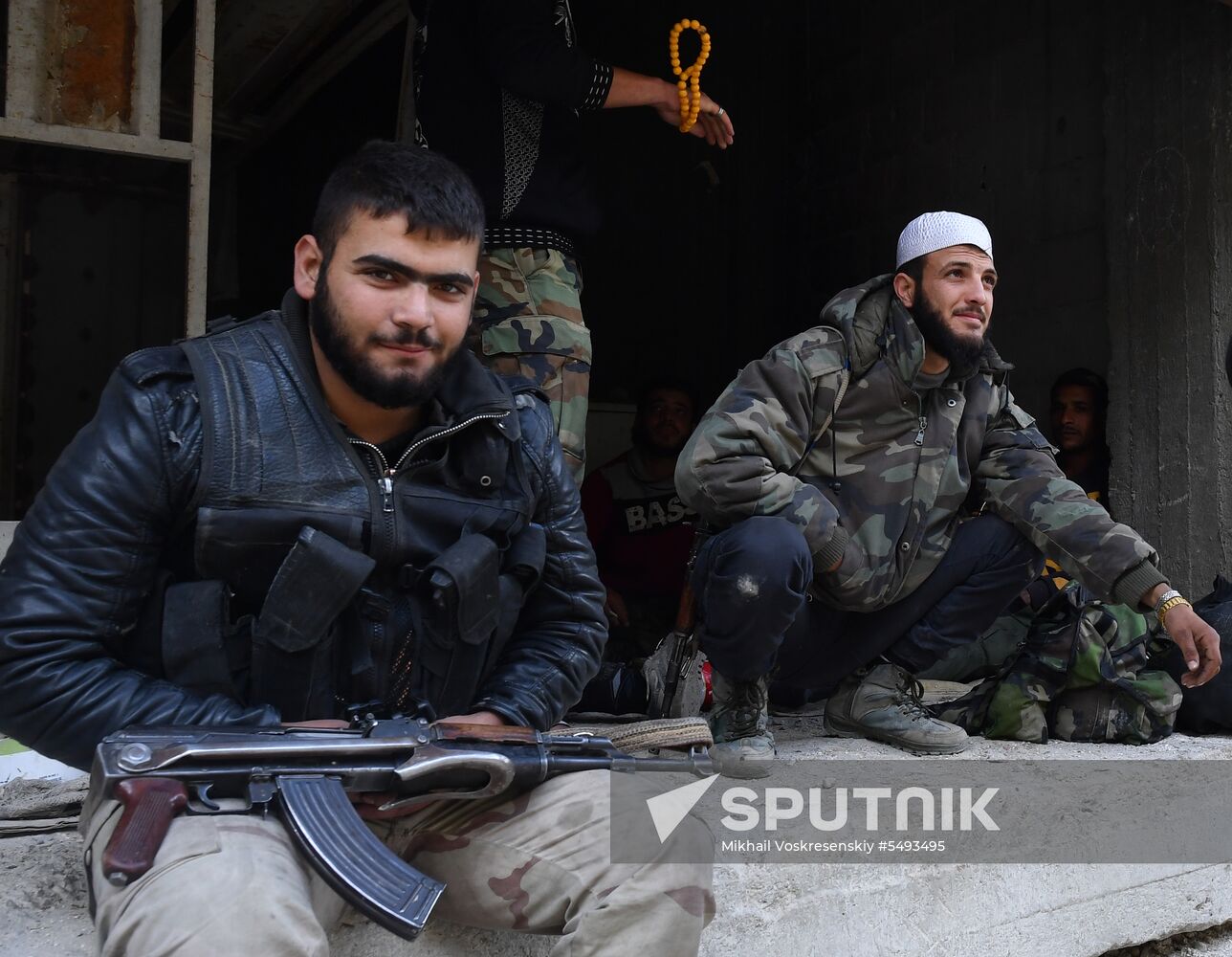 Situation in Yarmouk refugee camp area in southern Damascus suburb