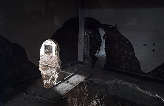 Situation in Yarmouk refugee camp area in southern Damascus suburb