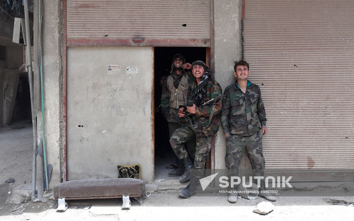 Situation in Yarmouk refugee camp area in southern Damascus suburb