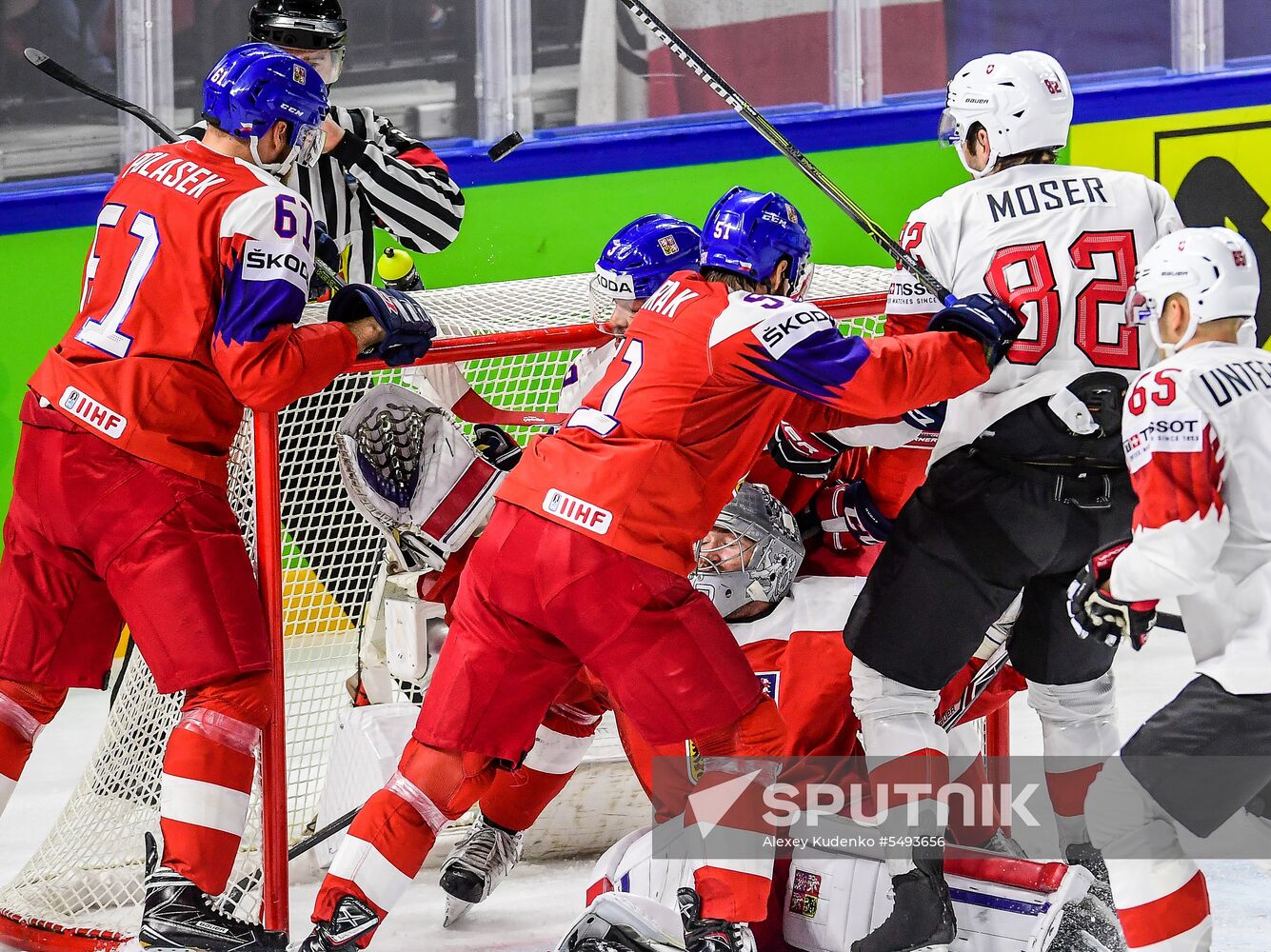 Ice Hockey World Championship. Czech Republic vs. Switzerland