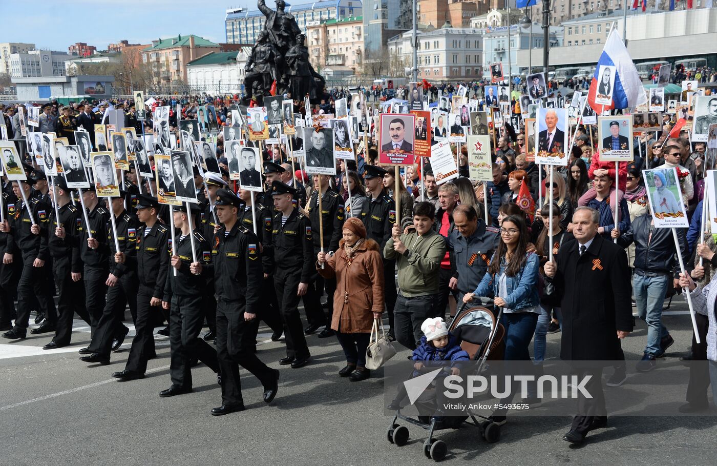 Immortal Regiment event in Russian cities