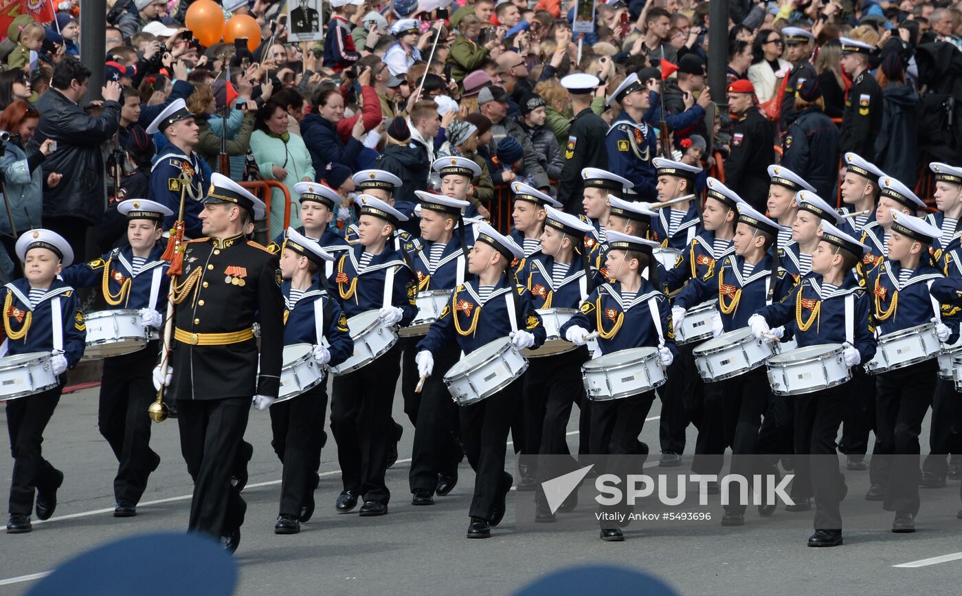 Victory Day celebrations in Russian cities