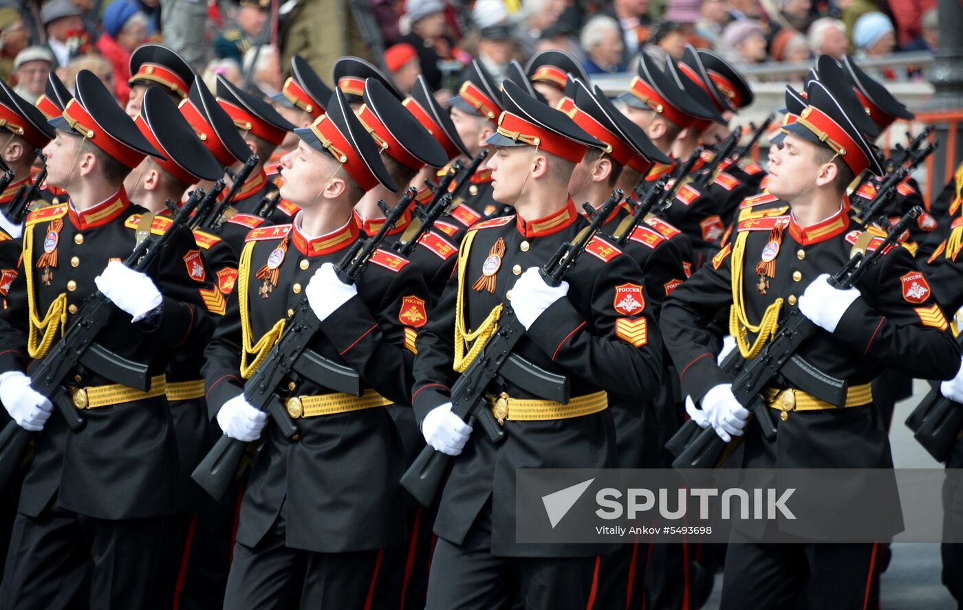 Victory Day celebrations in Russian cities