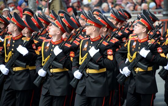 Victory Day celebrations in Russian cities
