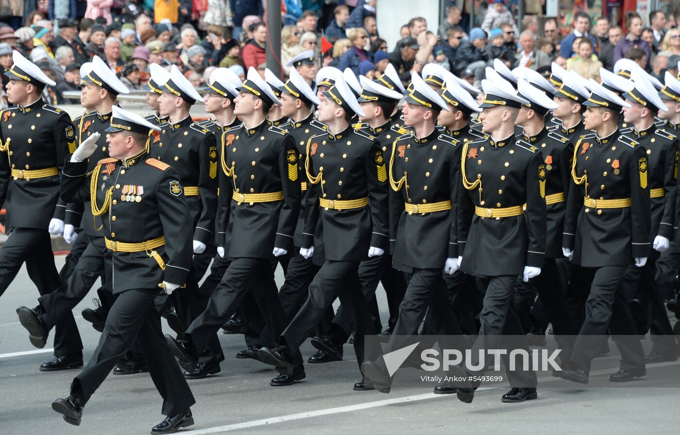 Victory Day celebrations in Russian cities