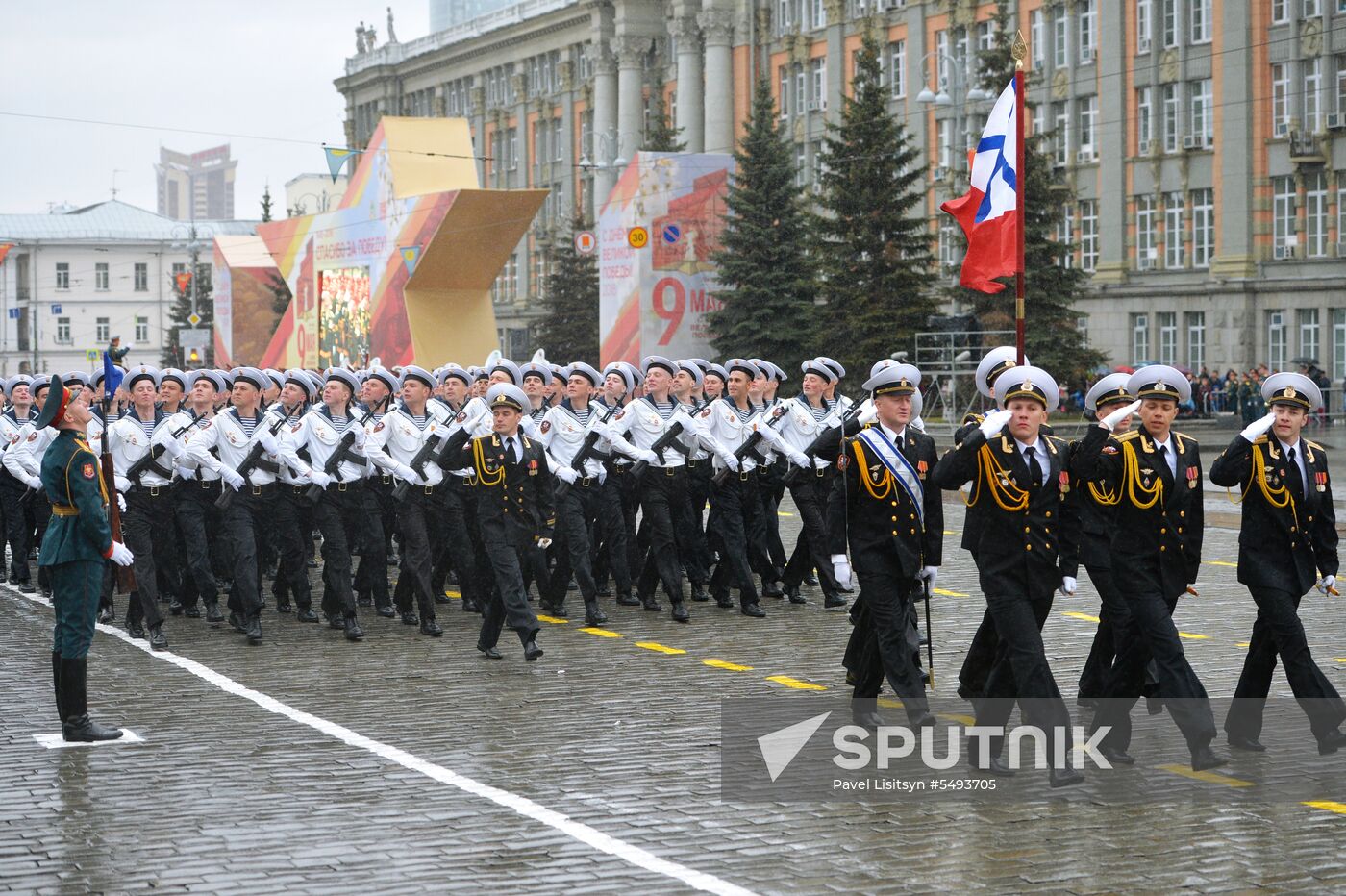 Victory Day celebrations in Russian cities