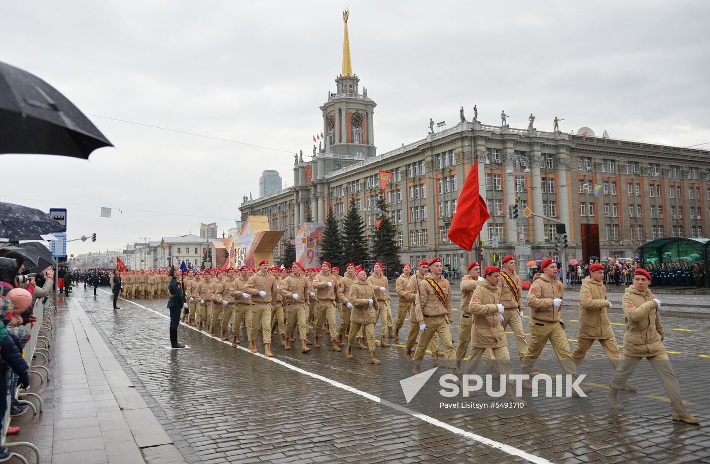 Victory Day celebrations in Russian cities