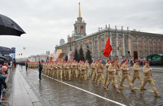 Victory Day celebrations in Russian cities