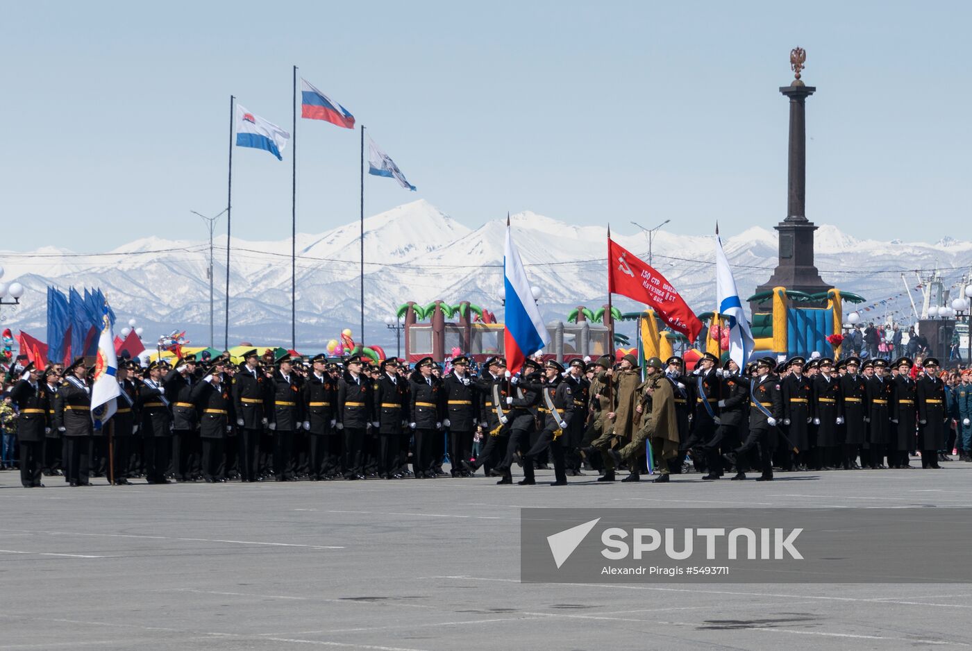 Victory Day celebrations in Russian cities