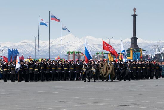 Victory Day celebrations in Russian cities