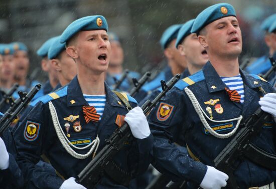 Victory Day celebrations in Russian cities