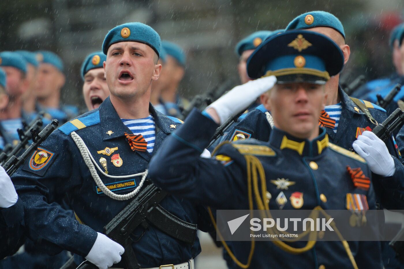 Victory Day celebrations in Russian cities