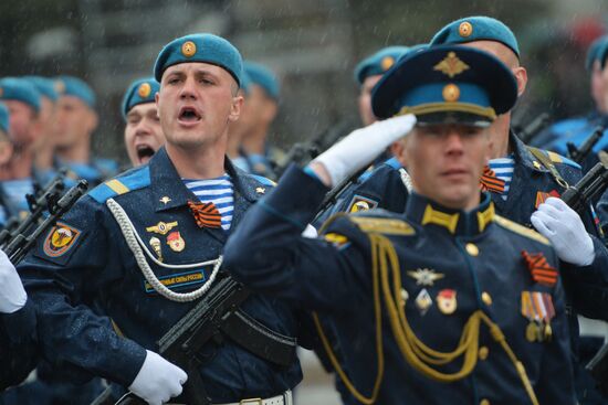Victory Day celebrations in Russian cities