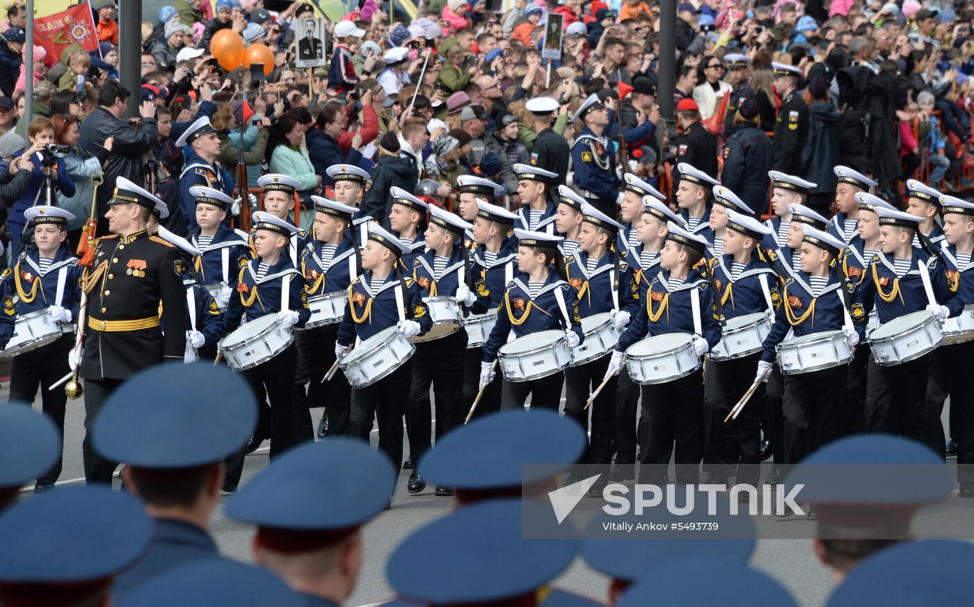 Victory Day celebrations in Russian cities