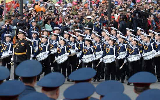 Victory Day celebrations in Russian cities