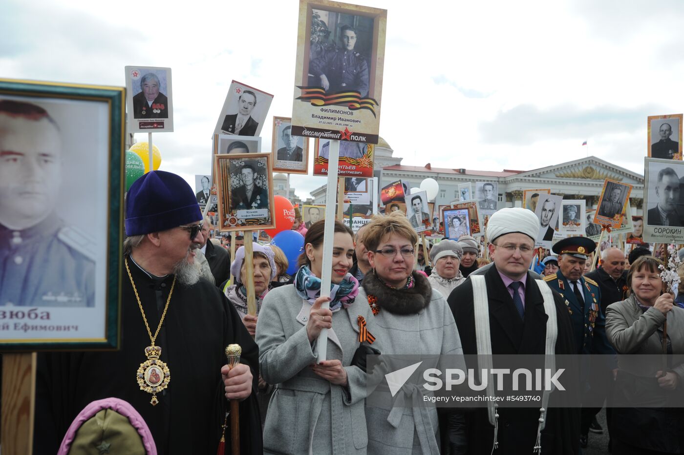 Immortal Regiment event in Russian cities