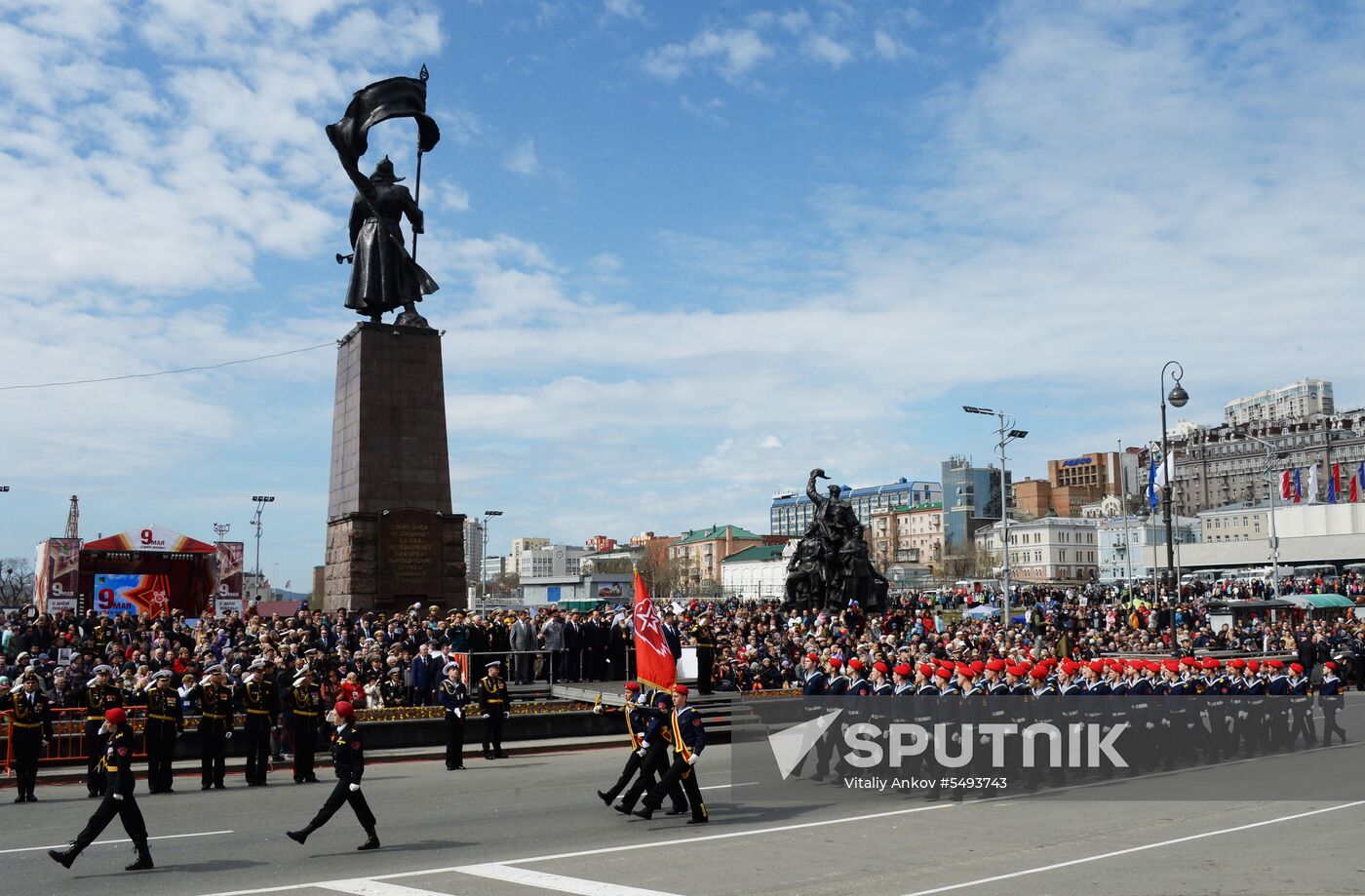 Victory Day celebrations in Russian cities