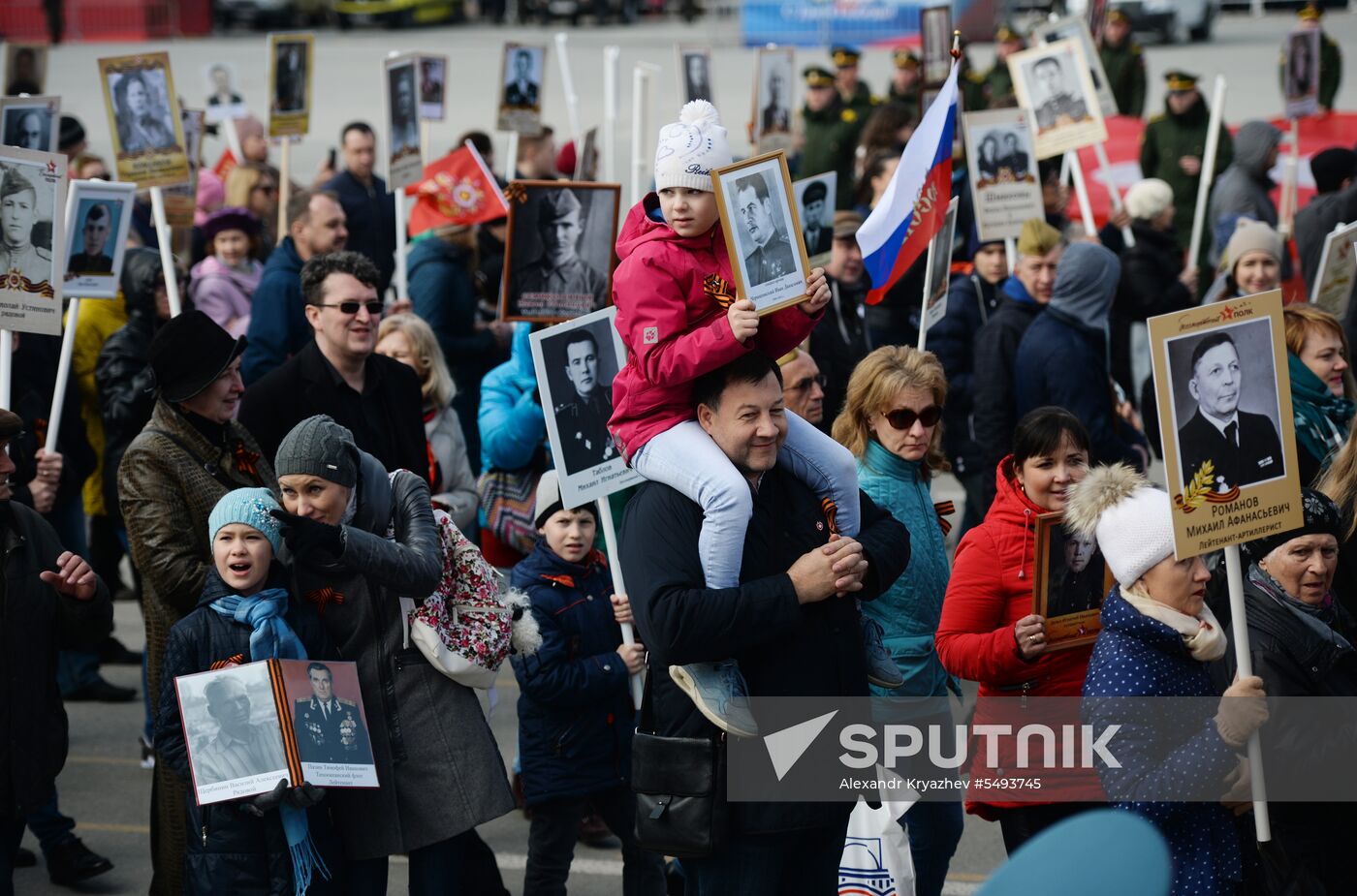 Immortal Regiment event in Russian cities